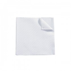 Serviette Ouate Blanche 1 Pli 30x30cm