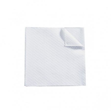 Serviette Ouate Blanche 1 Pli 30x30cm