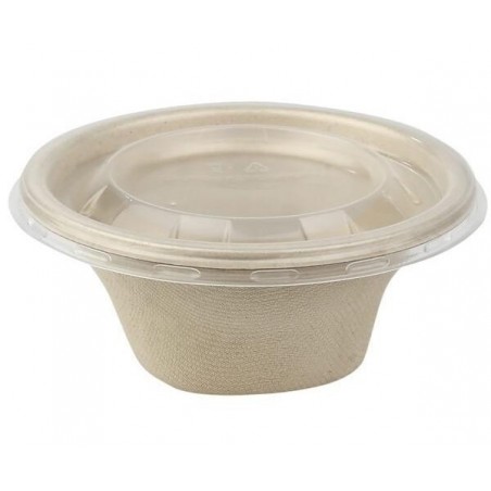 Couvercle pour Saladier Rond Fibre de canne à sucre 250ml