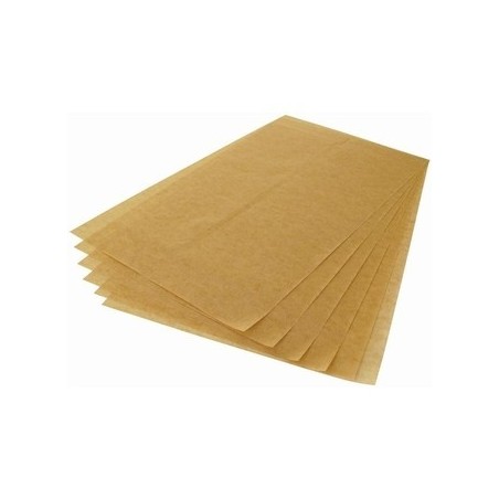 FEUILLE DE PAPIER INGRAISSABLE BRUN 400 X 320 mm