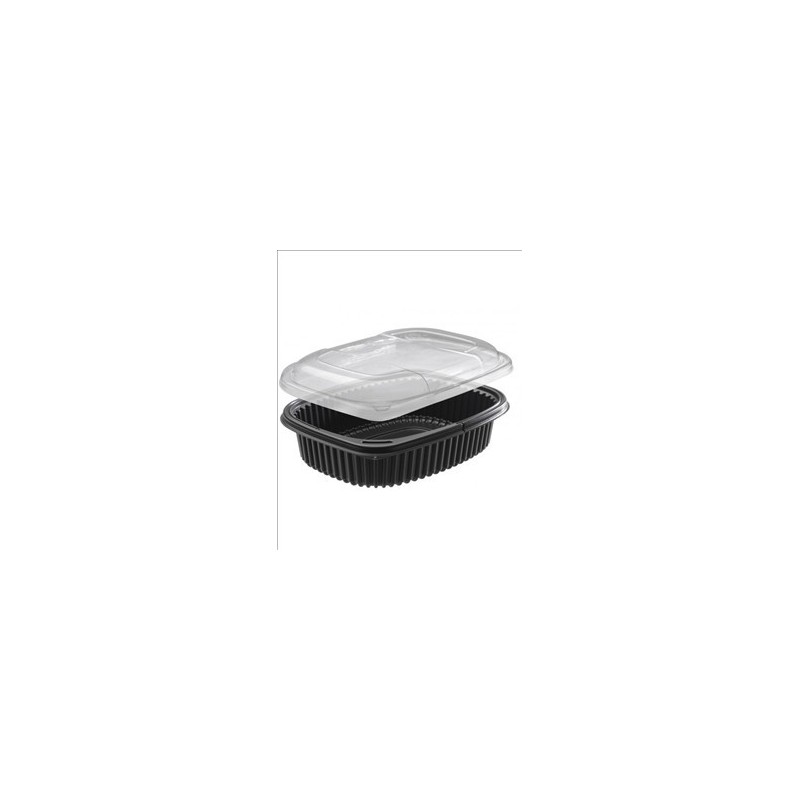 Couvercle pour Barquette Noire Cookipack 800ml