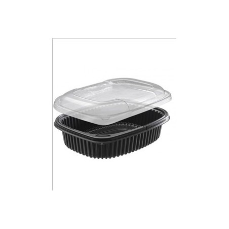 Couvercle pour Barquette Noire Cookipack 800ml