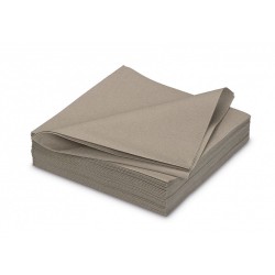 Serviette Airlaid 40x40cm Golden Grey