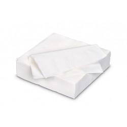 Serviette Cocktail Fiesta 25*25cm Blanche