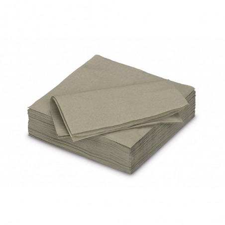 Serviette Cocktail Fiesta 25*25cm Golden Grey