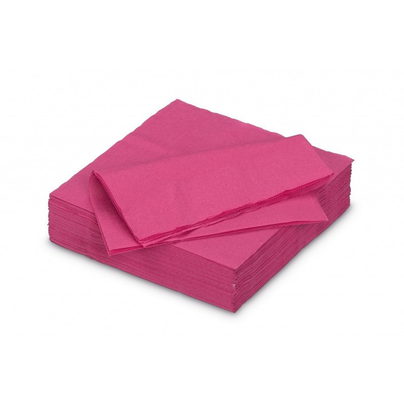 Serviette Papier Fiesta 33*33cm Framboise