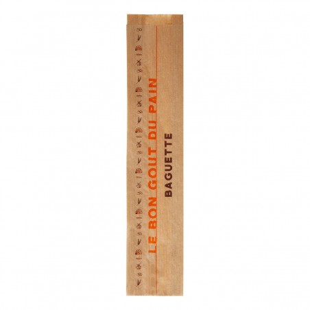 Sachet Baguette Kraft "Le bon gout du pain" - 1 Baguette