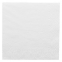 Serviette Ouate Blanche 33*33cm 2 plis