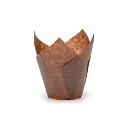 Caissette Tulipcup Marron Ø50*95mm