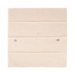 Serviette 2 plis 40 *40  Naturel Ouate recyclée