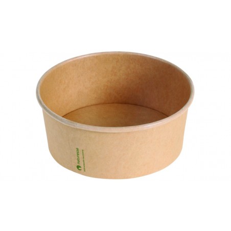 Saladier Rond 680ml en Carton Kraft Biodégradable