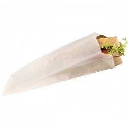 Sac sandwich Blanc 90/25+25x340 mm