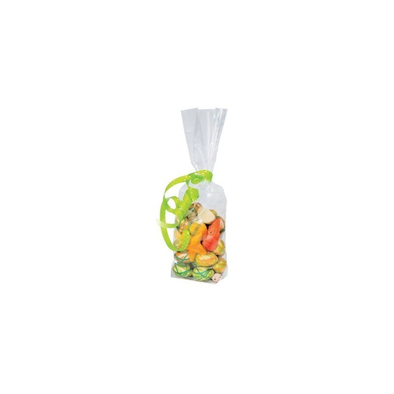 Sac Transparent avec fond carton 90 x 160  mm