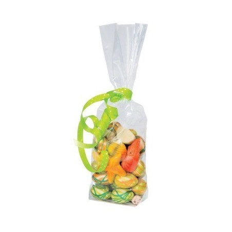 Sac Transparent avec fond carton 90 x 160  mm