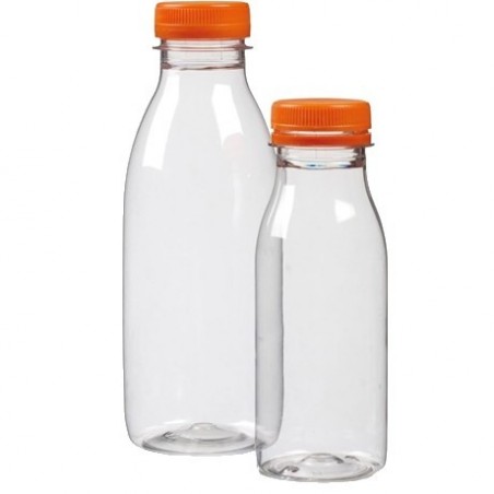 Bouteille Plastique Fraicheur 50cl + Bouchon orange