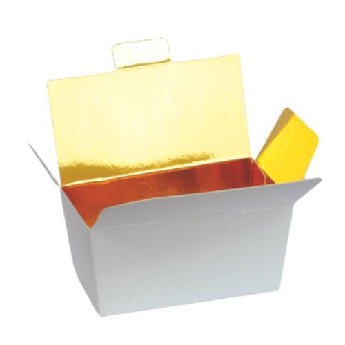 Ballotins standard blanc chromecote intérieur or 1000 gr - fd automatique (100 unités)