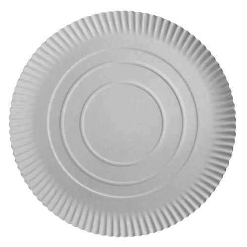 Assiettes blanches sans PE ø 32/3 (250 unités)