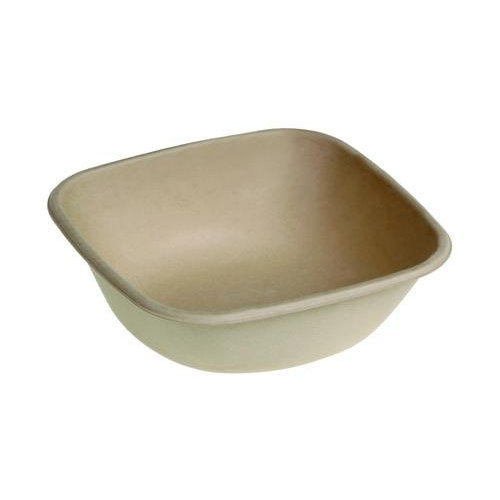 Bols carrés nature 17 x 17 x 5,5 cm - 750 ml (500 unités)