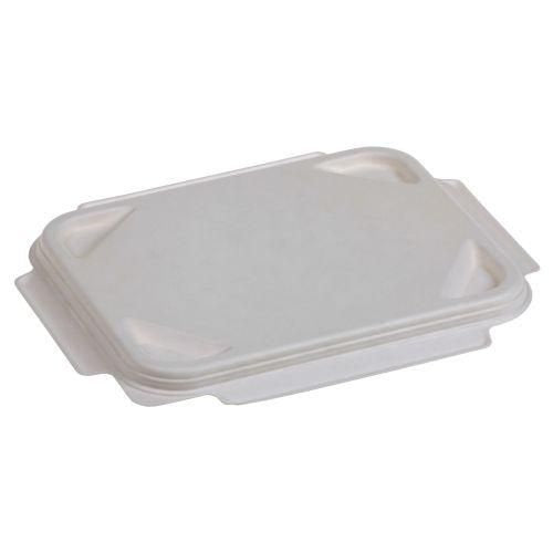 Couvercle à ailettes canne à sucre sans PFAS pour barquettes 227x178 mm (250 unités)