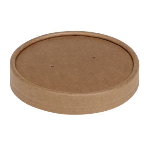 Couvercles kraft ø 12 cm pour pots ø 11,8 cm (375 unités)