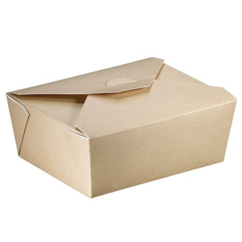 Boites cellulose avec revêtement PLA 16 x 9 x 6 cm -1.5 l  (250 unités)