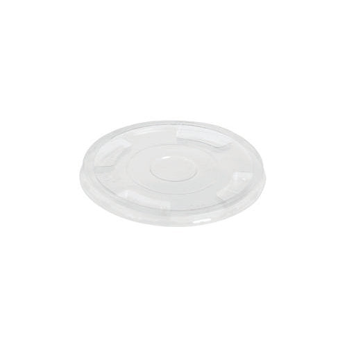 Couvercles plats PLA ø 96 mm pour gobelets à desserts (1200 unités)
