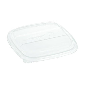 Couvercles PLA transparent pour barquettes 17 x 17 cm (500 unités)