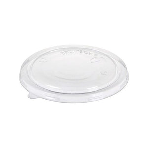 Couvercles dôme PLA transparent pour barquettes rondes ø 15 cm (300 unités)