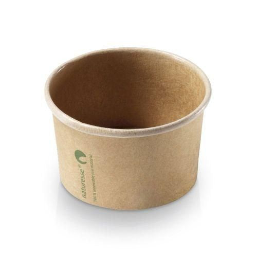 Petits pots kraft/PLA ø 7,5 x 4,5 cm - 120 ml (1000 unités)