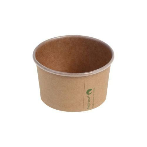 Petits pots kraft/PLA ø 8,5 x 5,2 cm - 180 ml (1000 unités)
