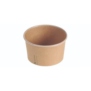 Petits pots kraft/PLA ø 9,6 x 5,2 cm - 240 ml (1000 unités)