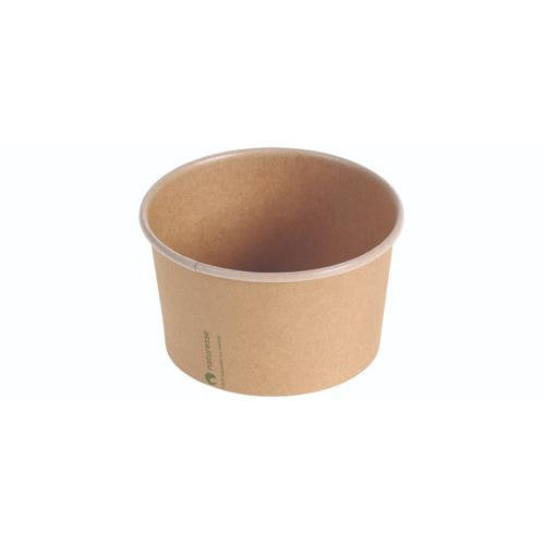 Petits pots kraft/PLA ø 9,6 x 5,2 cm - 240 ml (1000 unités)