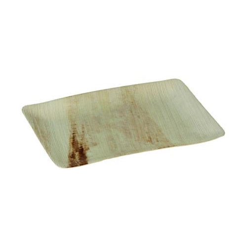 Plateaux rectangles palmier 24 x 16 x 1,5 cm (100 unités)