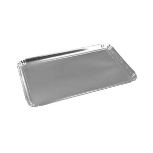 Plateaux traiteur simple face argent 19 x 28 cm (200 unités)
