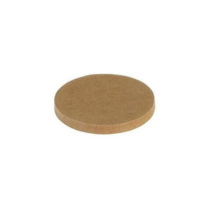 Couvercles kraft/PLA ø 75 mm pour pots kraft (500 unités)