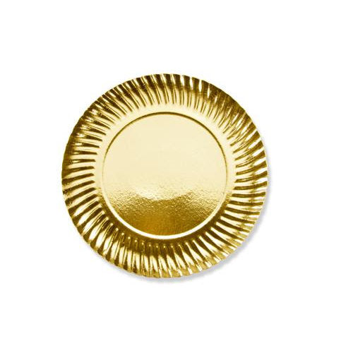 Assiettes carton or ø 25 cm (400 unités)