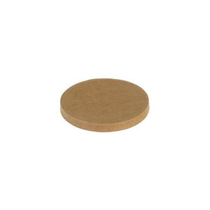 Couvercles kraft ø 8,5 cm sans lamination (500 unités)