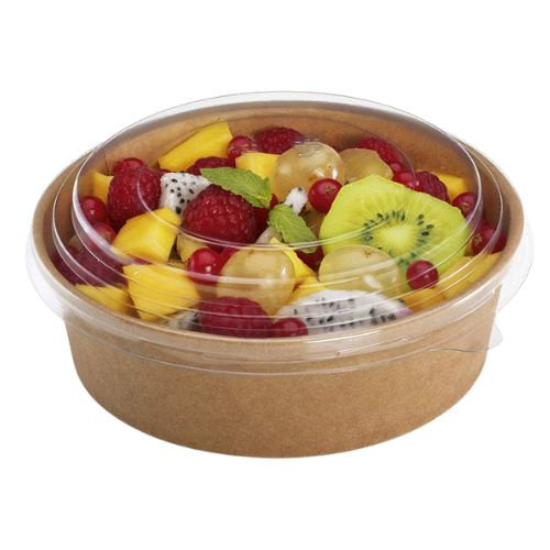 Saladiers rond kraft / PE - 500 ml (300 unités)