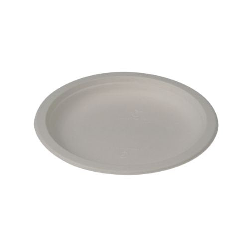 Assiettes rondes canne à sucre -  ø18 cm (312 unités)