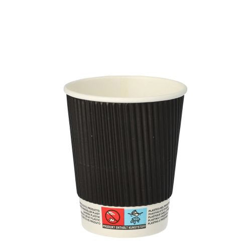 Gobelets, carton "to go" 0,2 l ø 8 cm · 9 cm ripple wall (500 unités)