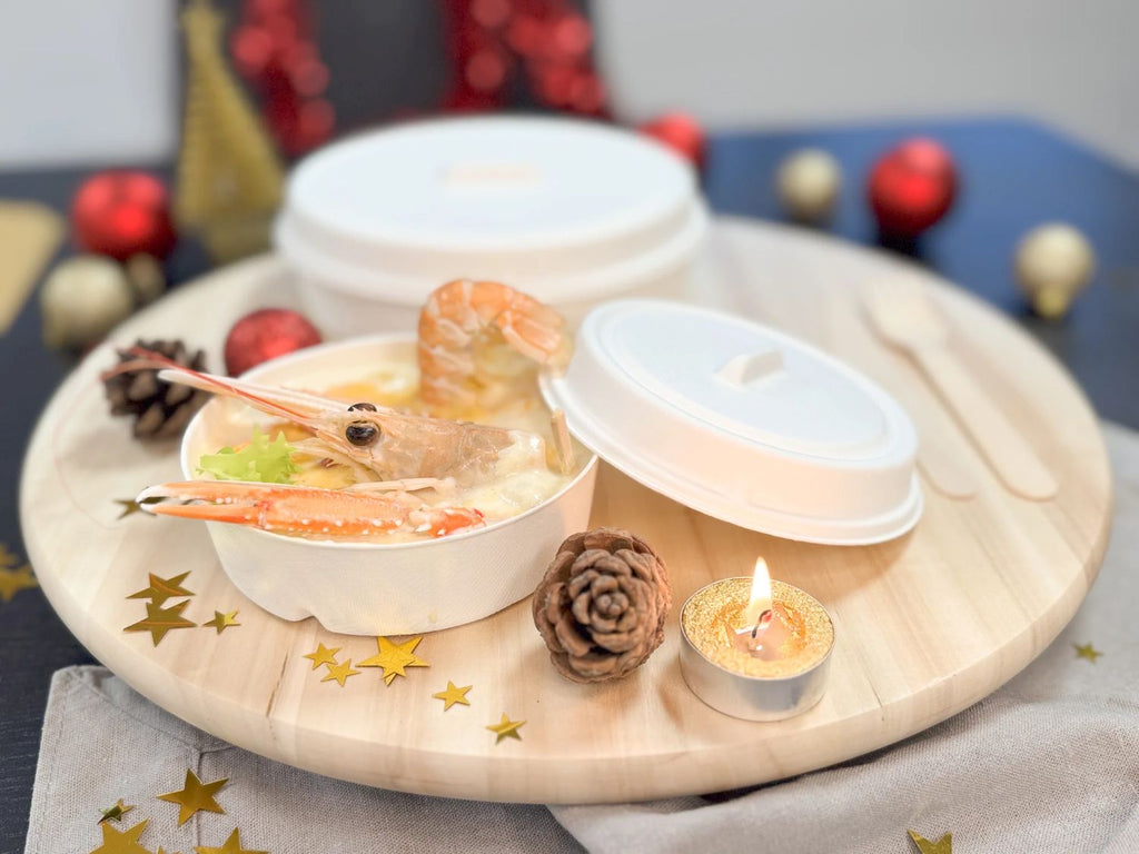 Assiette ano blanche canne à sucre, sans PFAS, ø 12 x 3,5 cm - 350 ml (360 unités)