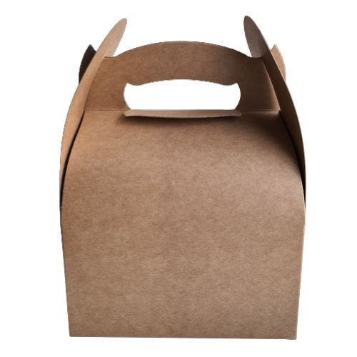 Boites à poignée kraft - 11 x 10 x  6 cm (50 unités)