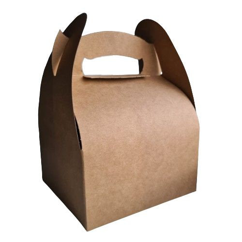 Boites à poignée kraft - 18 x 10 x 7 cm (50 unités)