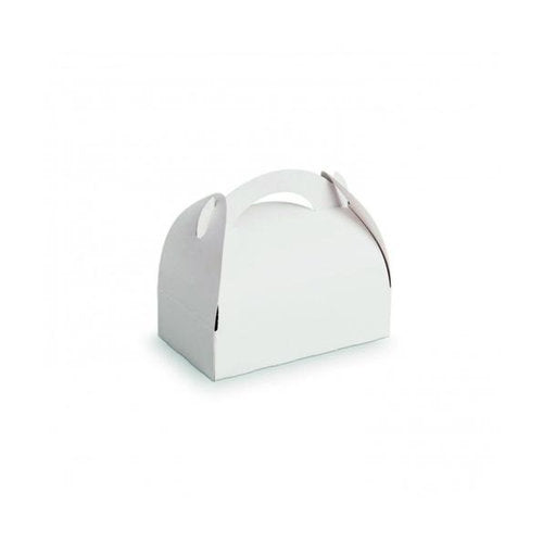 Boites blanches à poignées - 18 x 10 x 7 cm (50 unités)