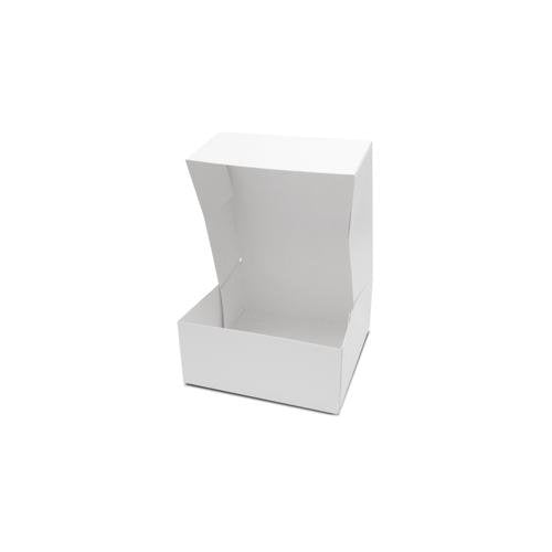 Boites pâtissières blanches 25 x 25 x 8 cm (50 unités)