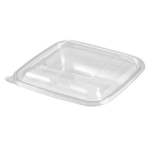 Couvercles dôme PET 19 x 19 cm pour barquettes dishy (400 unités)
