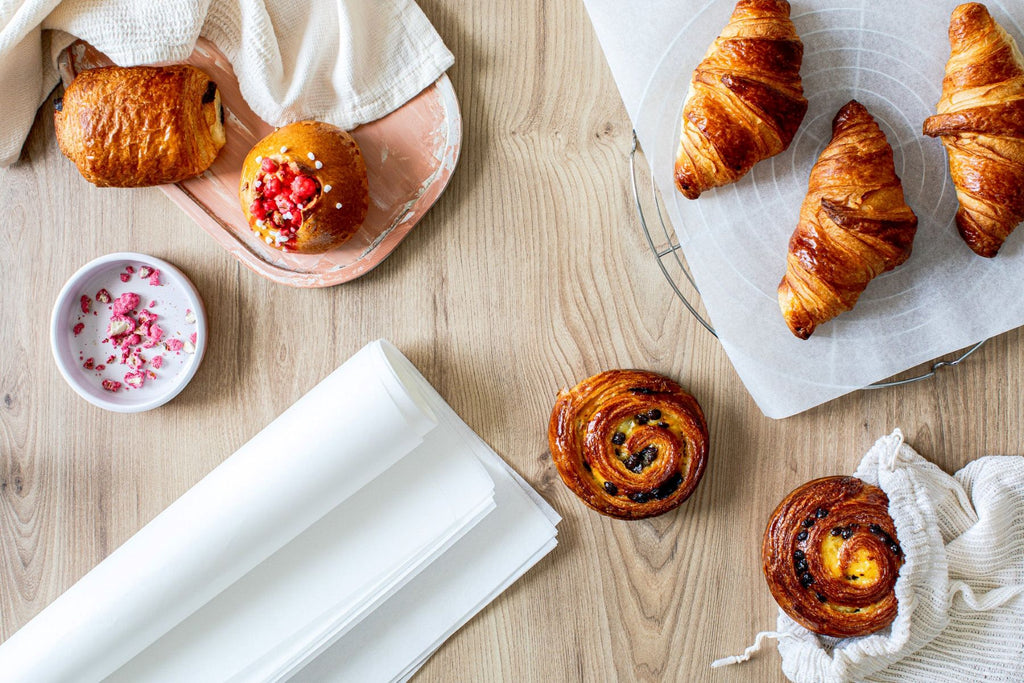 Papier cuisson blanc 41 gr siliconé double face - 38 cm x 50 m (12 unités)