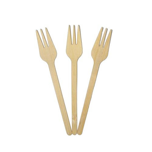 Mini fourchettes bambou 90 mm (2000 unités)