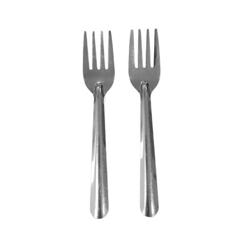 Mini fourchettes inox 106 mm (2000 unités)