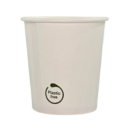 Gobelets carton blancs sans plastique ø 6,2 cm - 12 cl (1000 unités)